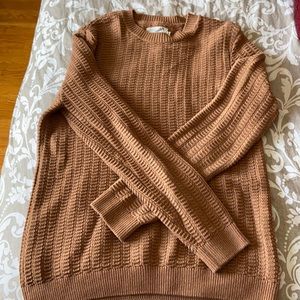TopMan Camel Crewneck Sweater